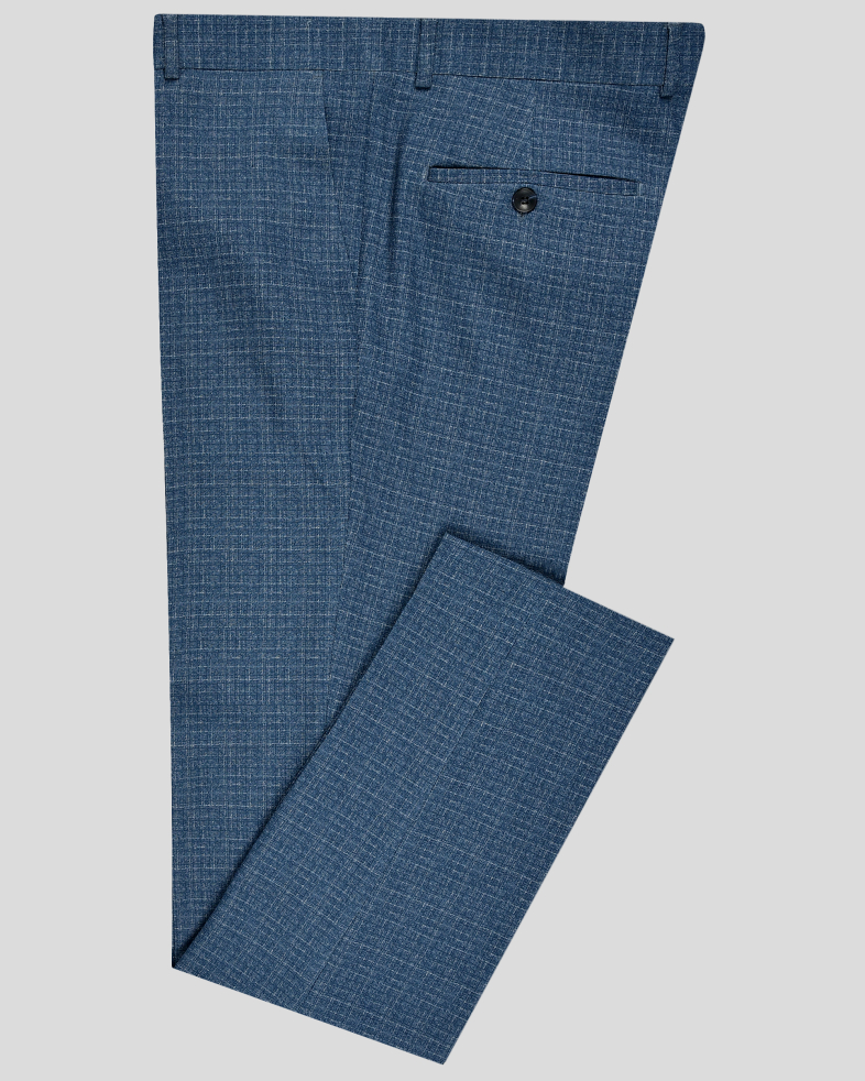 PANTALONI SLIM BELU PRINT GEOMETRIC PENTRU COSTUM 220153088370-3 02