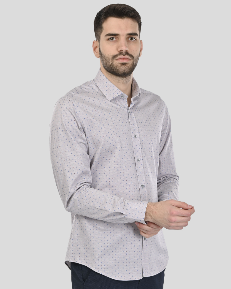 CAMASA GRI PRINT GEOMETRIC 240235045018-2 03