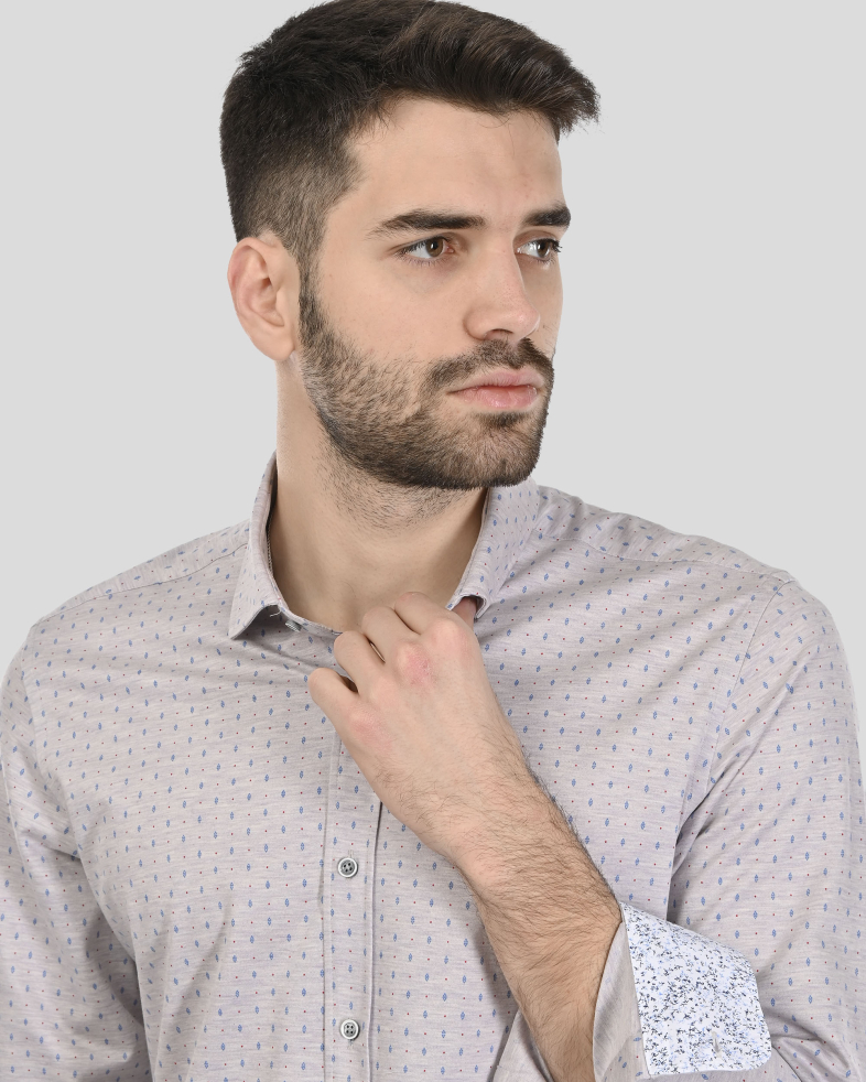CAMASA GRI PRINT GEOMETRIC 240235045018-2 04