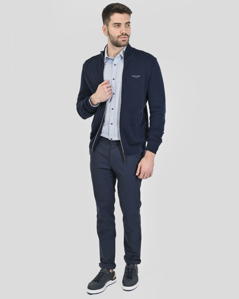 PULOVER BLEUMARIN CU FERMOAR 240208105383-1 02