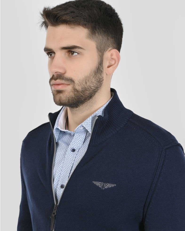 PULOVER BLEUMARIN CU FERMOAR 240208105383-1 04