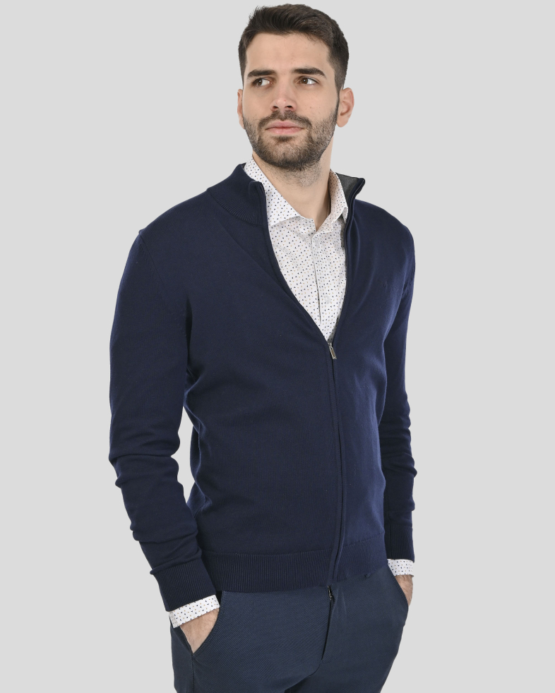 PULOVER BLEUMARIN CU FERMOAR 240208105382-2 03