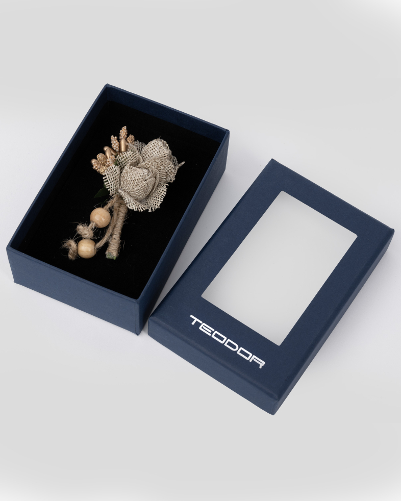 BROSA BEJ  IN FORMA DE BUCHET 240170133702-9 01