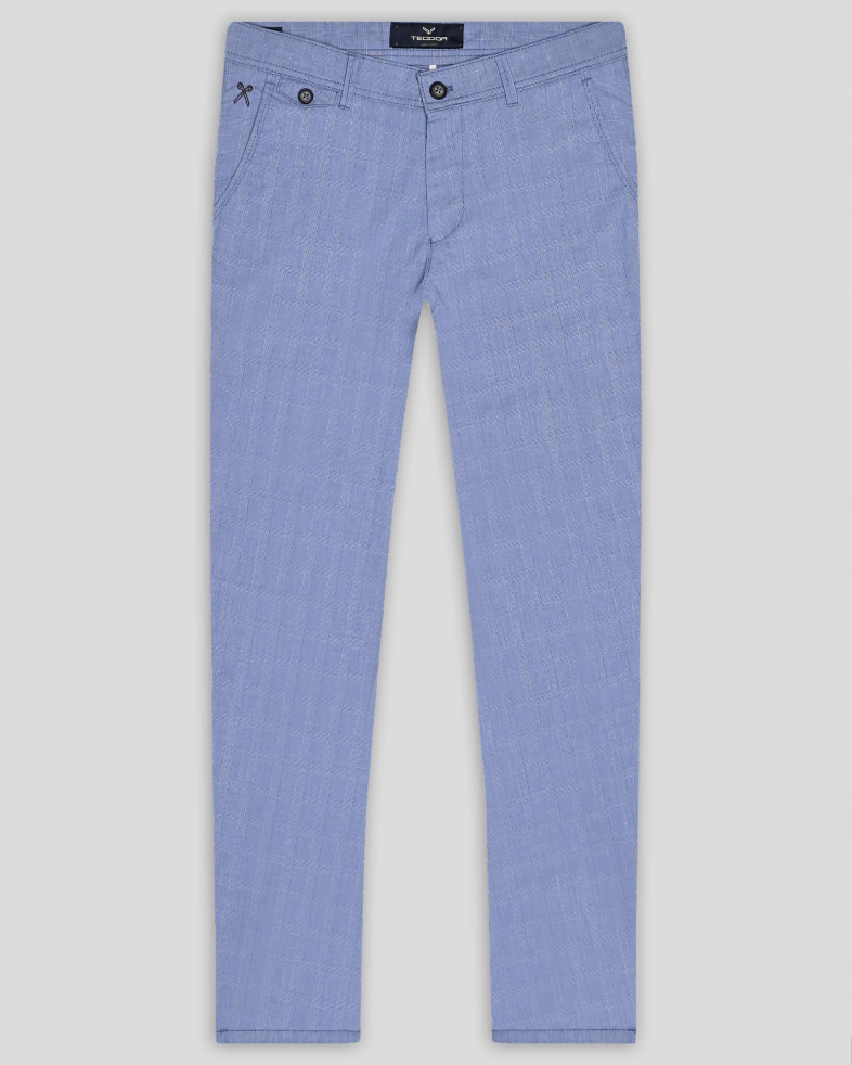 PANTALONI SLIM ALBASTRI 240113088537-2 01