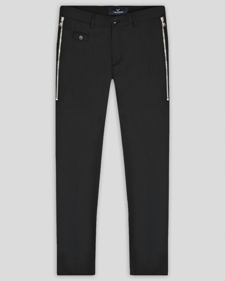 PANTALONI SLIM NEGRI 240113088559-1 01