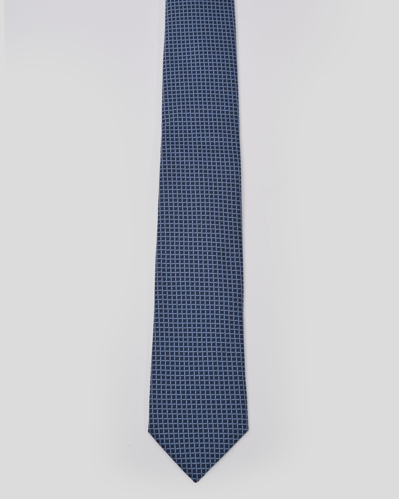 CRAVATA BLEUMARIN PRINT GEOMETRIC 240150133705-6 01