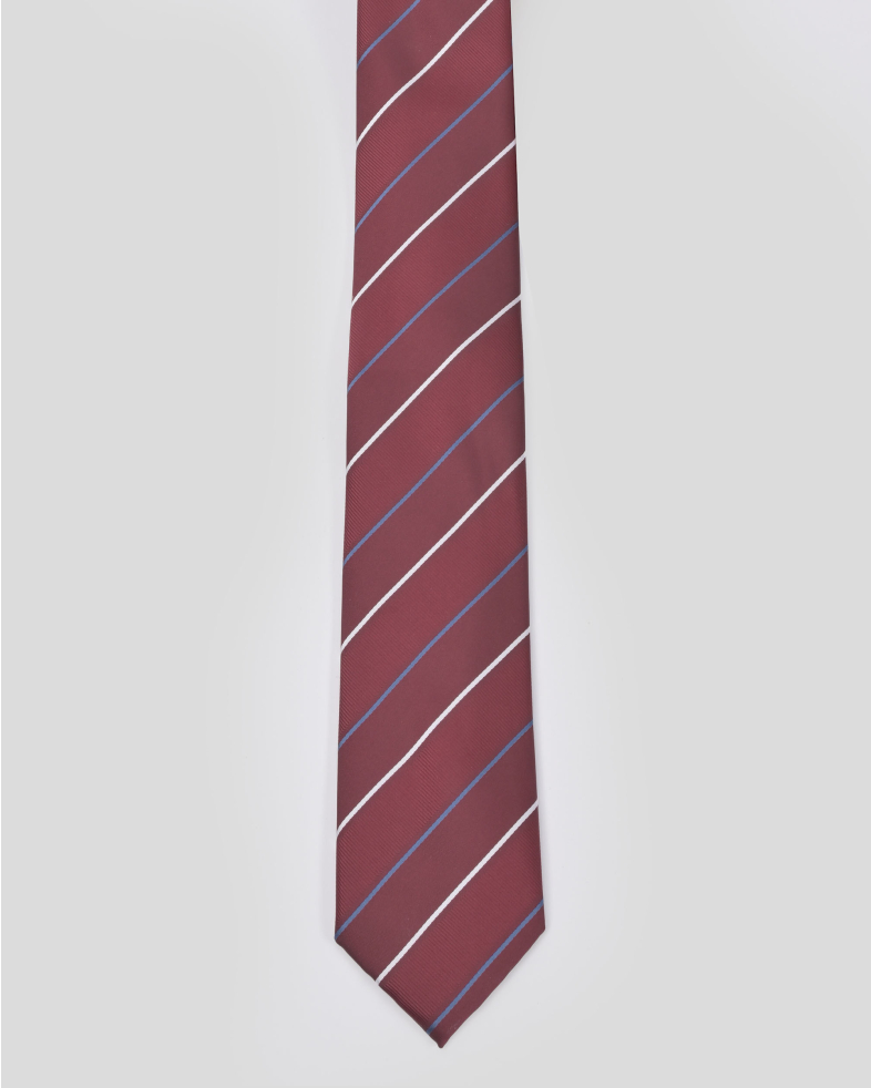 CRAVATA BORDO PRINT GEOMETRIC 240150133708-4 01