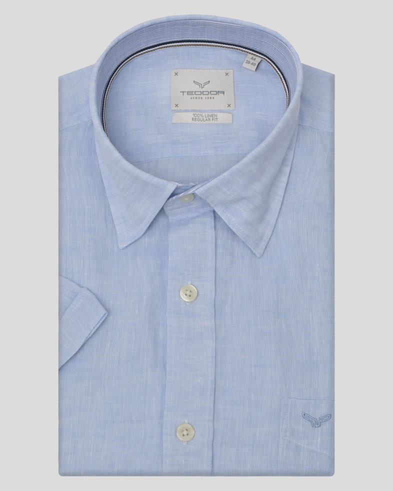 CAMASA BLEU CU MANECA SCURTA 240135045002-2 01