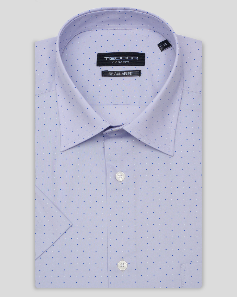 CAMASA GRI PRINT GEOMETRIC MANECA SCURTA 240105045014-2 01
