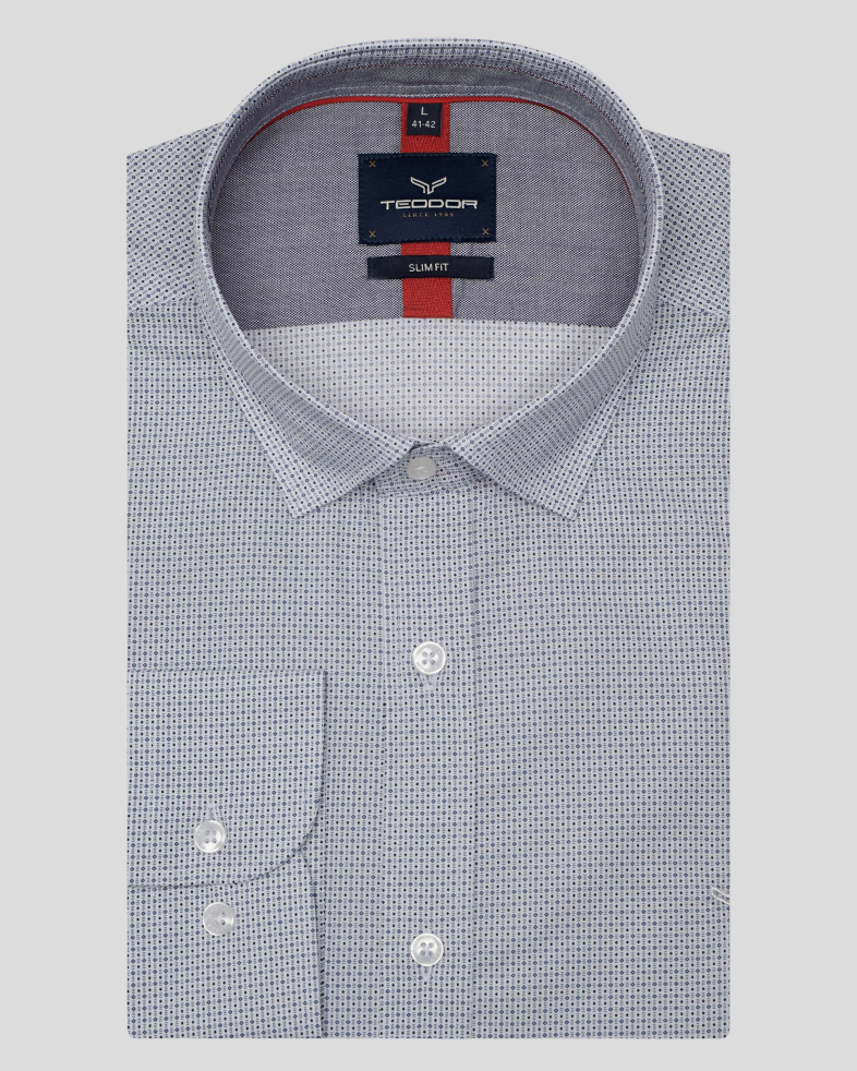 CAMASA GRI PRINT GEOMETRIC 240205045021-5 01
