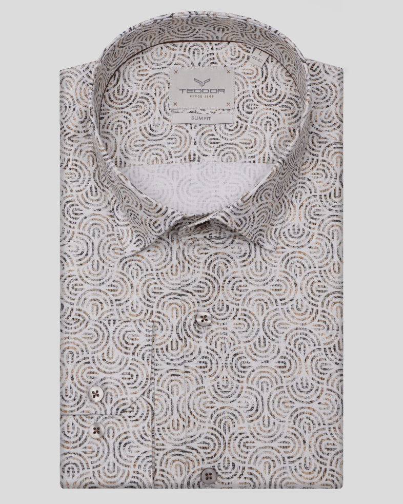 CAMASA BEJ PRINT GEOMETRIC 240235045025-1 01