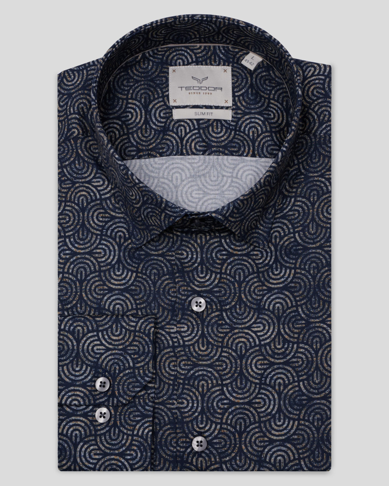 CAMASA BLEUMARIN PRINT GEOMETRIC 240235045025-2 01