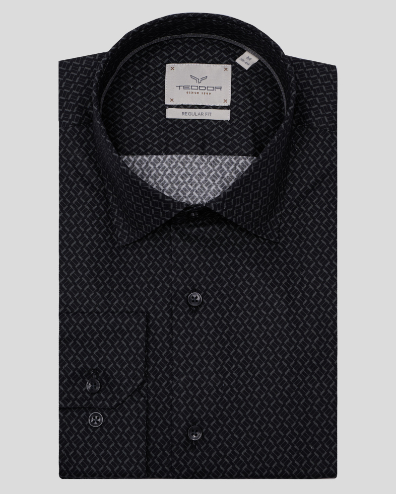 CAMASA NEAGRA PRINT GEOMETRIC 240235045026-3 01