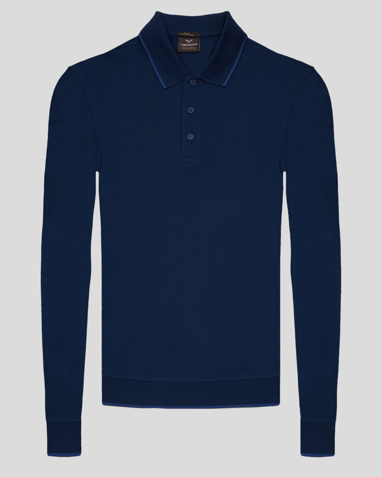BLUZA ALBASTRA GULER POLO 240210141563-3 01