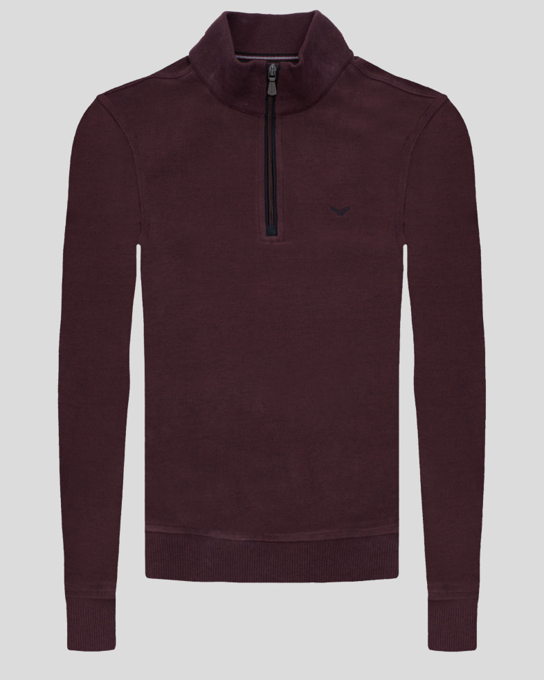 BLUZA BORDO GULER CU FERMOAR 240210141575-2 01