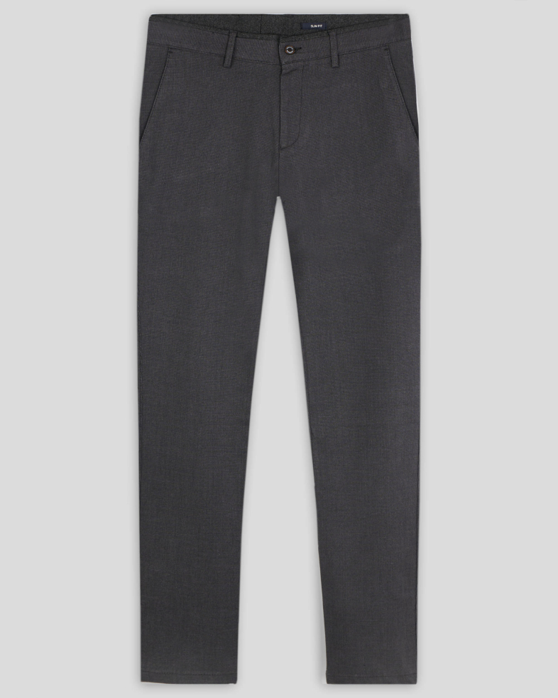 PANTALONI SLIM GRI 240234088575-2 01