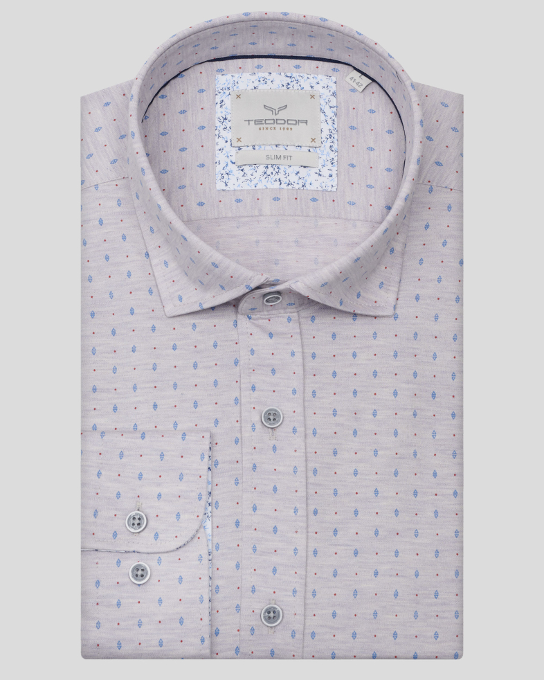 CAMASA GRI PRINT GEOMETRIC 240235045018-2 01