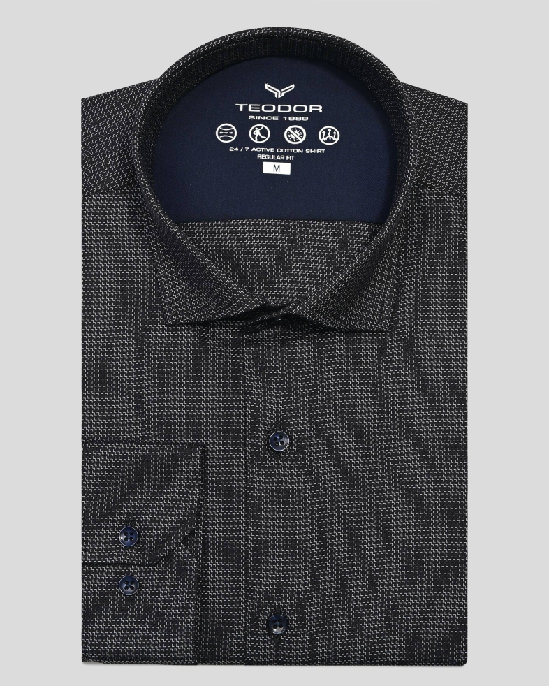 CAMASA NEAGRA PRINT GEOMETRIC 240235045050-2 01