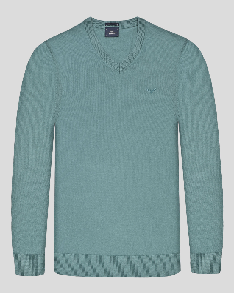 PULOVER VERDE GULER IN V 250108055391-4 01
