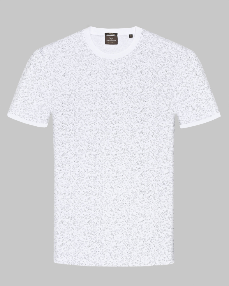 TRICOU ALB PRINT GEOMETRIC 250110131803-1 01