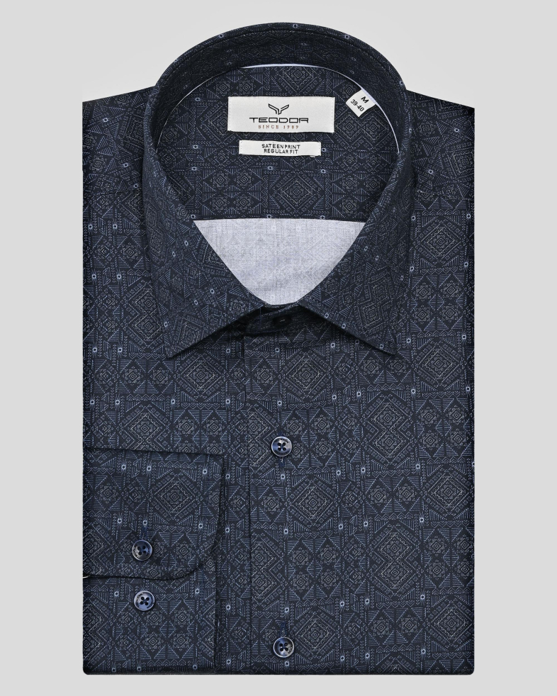 CAMASA SLIM BLEUMARIN PRINT GEOMETRIC 250135045074-1 01