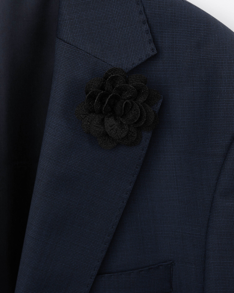 AC TIP BRASA CU FLOARE IN NEGRU 240170133699-6 03