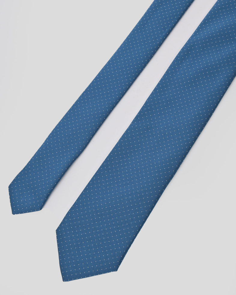 COMPLECT CRAVATA SI BATISTA ALBASTRA  PRINT GEOMETRIC 240150133703-11 03