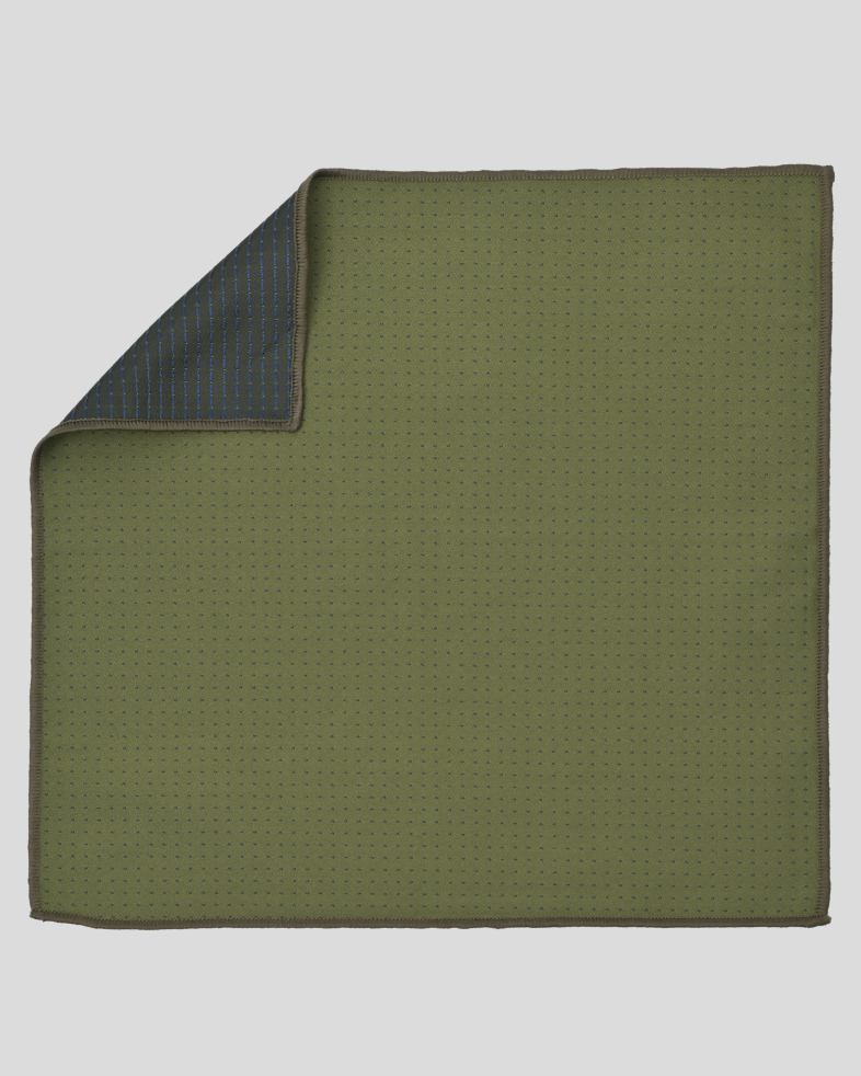 COMPLECT CRAVATA SI BATISTA VERDE PRINT GEOMETRIC 240150133703-12 04