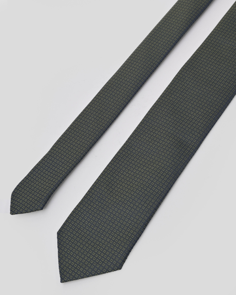 COMPLECT CRAVATA SI BATISTA VERDE PRINT GEOMETRIC 240150133703-25 03