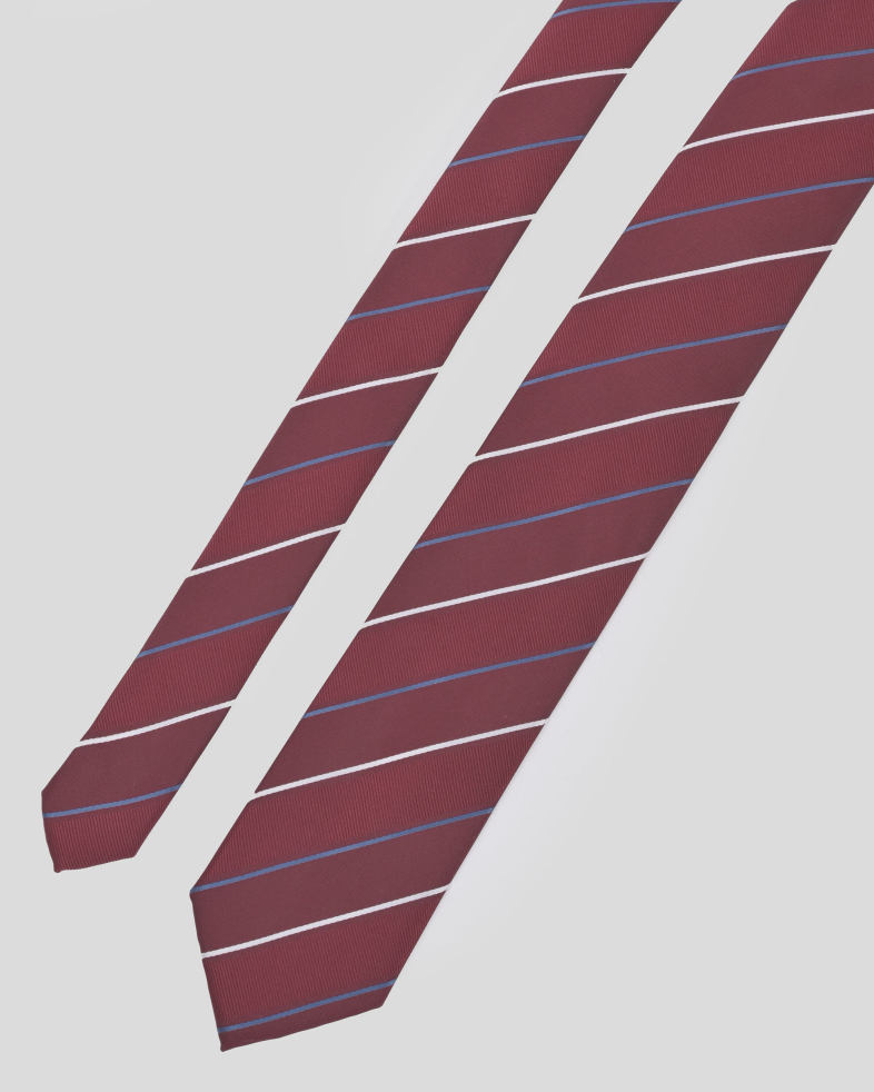 CRAVATA BORDO PRINT GEOMETRIC 240150133708-4 02