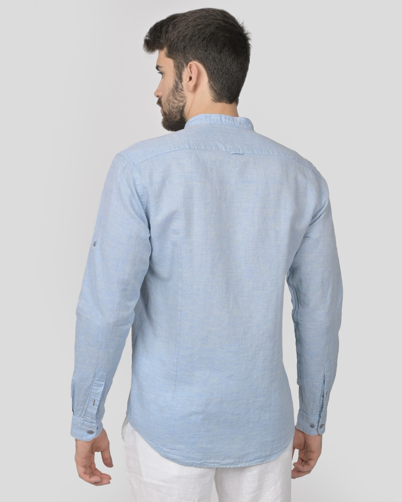 CAMASA SLIM ALBASTRA GULER POP 240135044965-2 07
