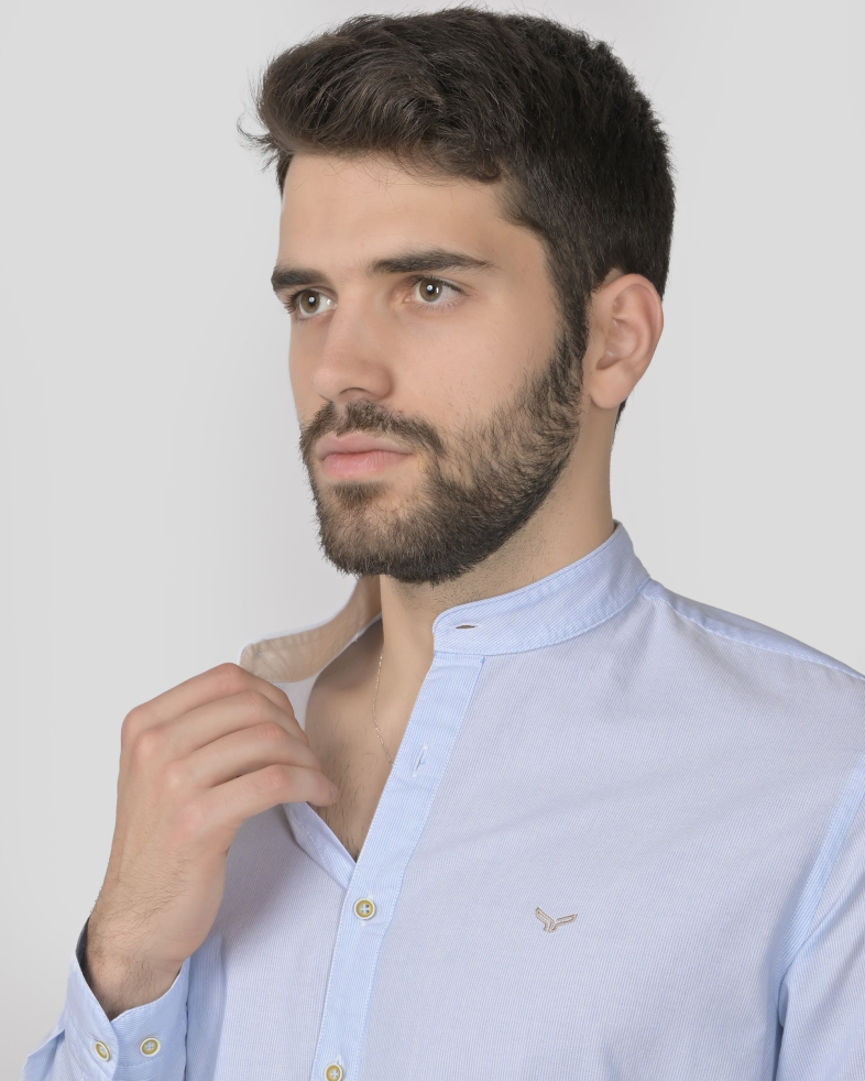 CAMASA SLIM ALBASTRA GULER POP 240135044966-1 04