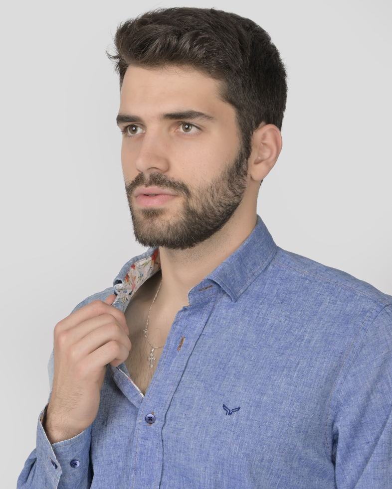 CAMASA SLIM ALBASTRA 240135044972-1 04