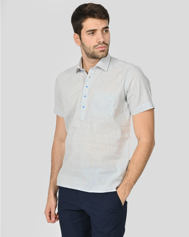 CAMASA BLEU CU MANECA SCURTA 240135044974-1 03