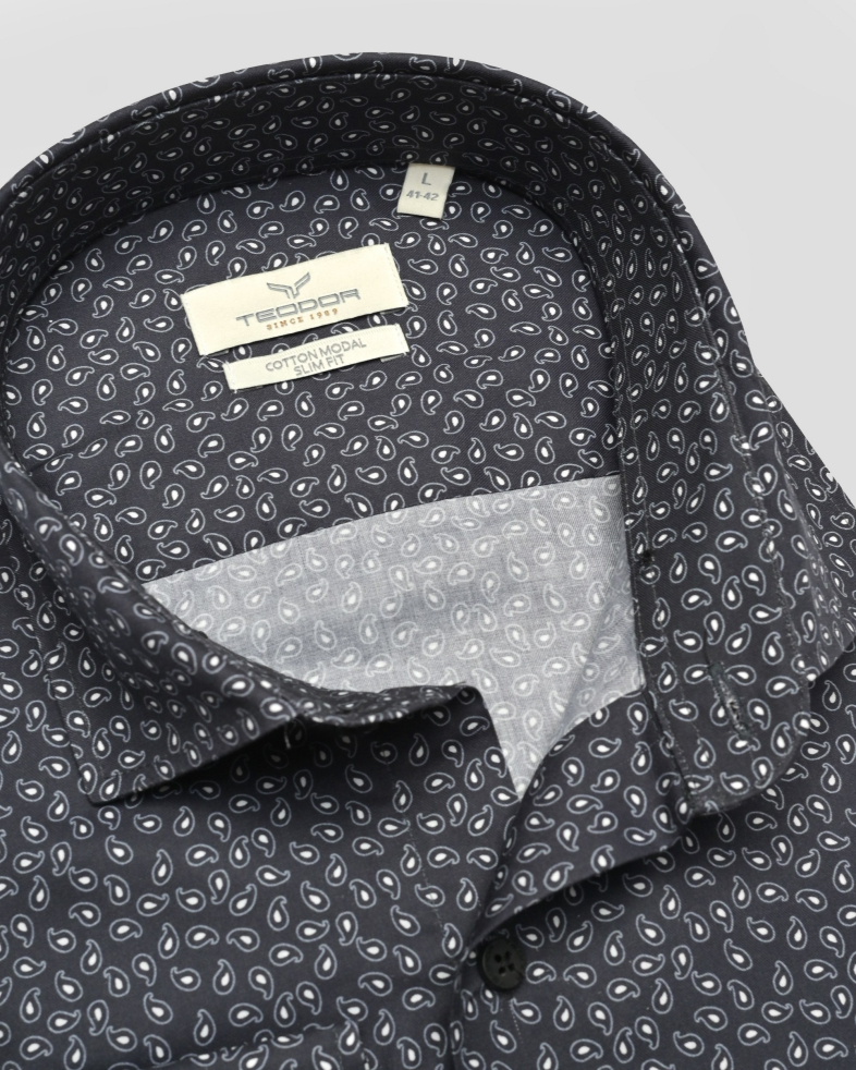 CAMASA NEAGRA PRINT GEOMETRIC 240135044990-4 06