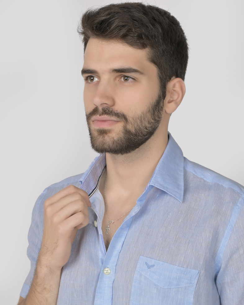 CAMASA BLEU CU MANECA SCURTA 240135045002-2 04