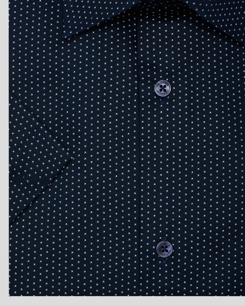 CAMASA BLEUMARIN  PRINT GEOMETRIC MANECA SCURTA 240105045014-3 02
