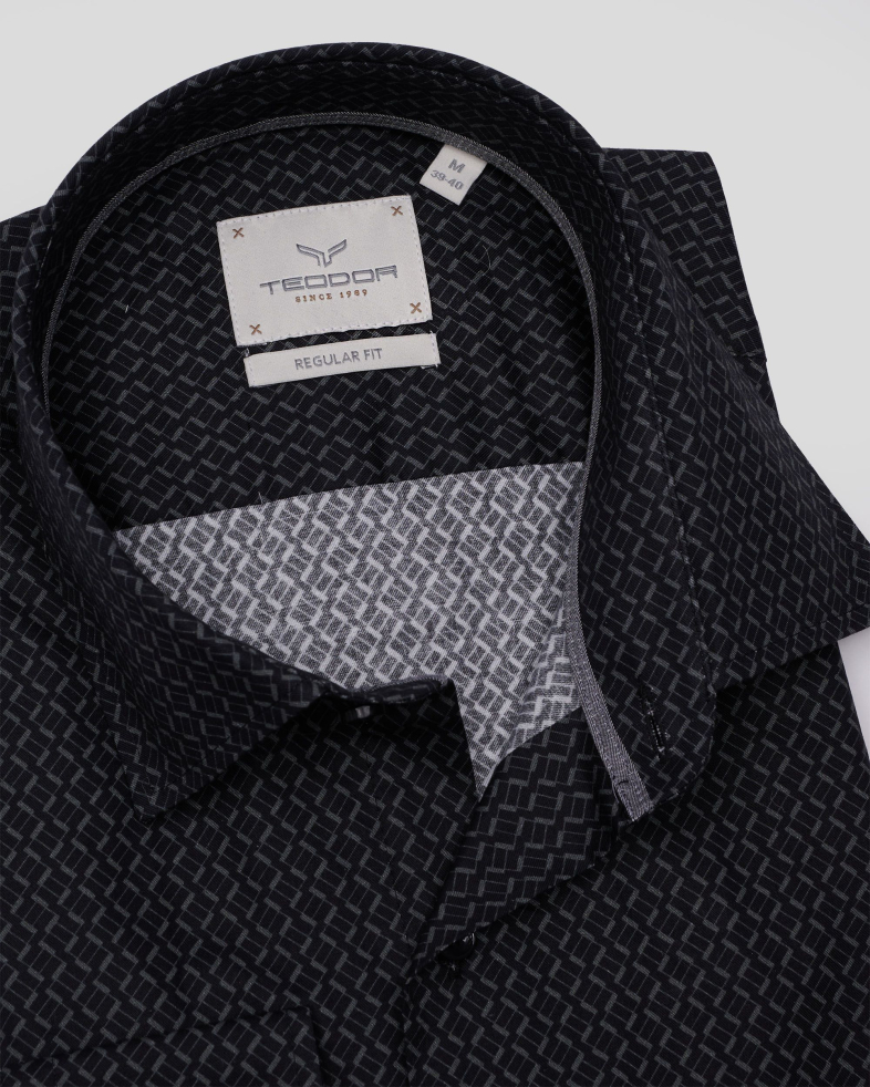 CAMASA NEAGRA PRINT GEOMETRIC 240235045026-3 06