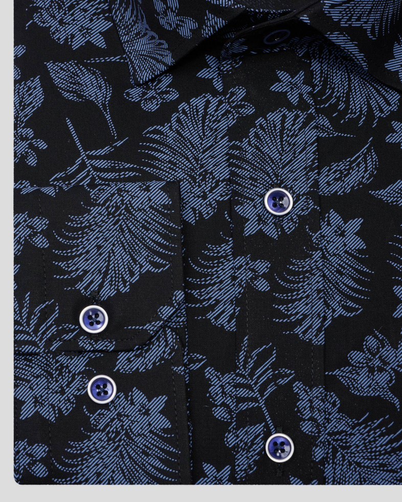 CAMASA NEAGRA PRINT FLORALEN 240235045062-1 05