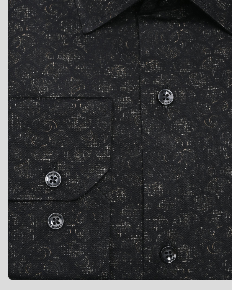 CAMASA SLIM NEAGRA  PRINT GEOMETRIC 250135045073-2 05