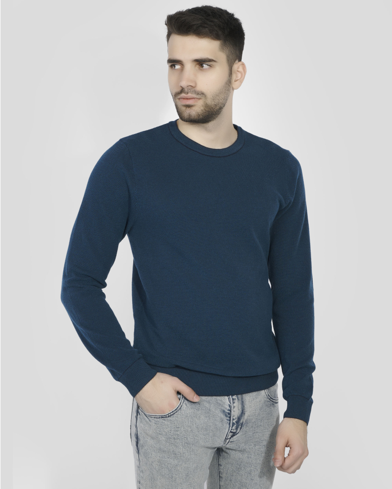 PULOVER ALBASTRU GULER ROTUND 240209055361-4 03