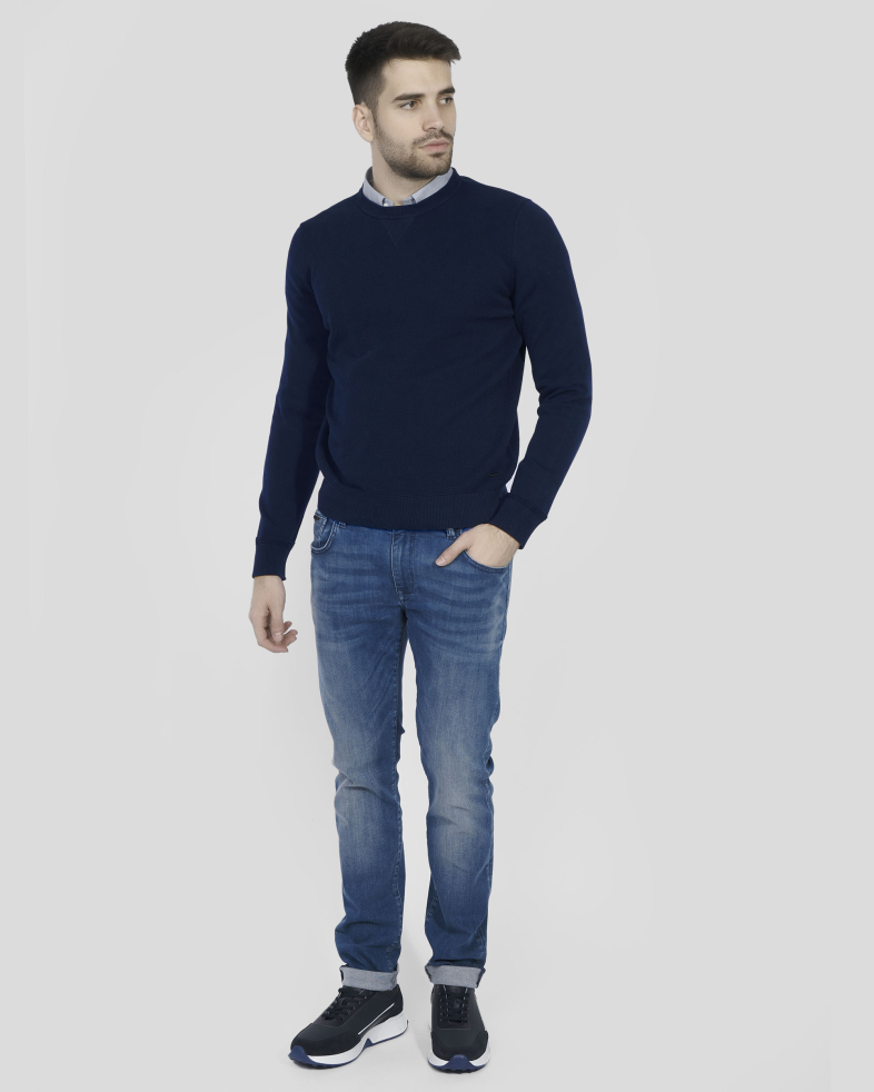 PULOVER BLEUMARIN GULER ROTUND 240208055363-2 02