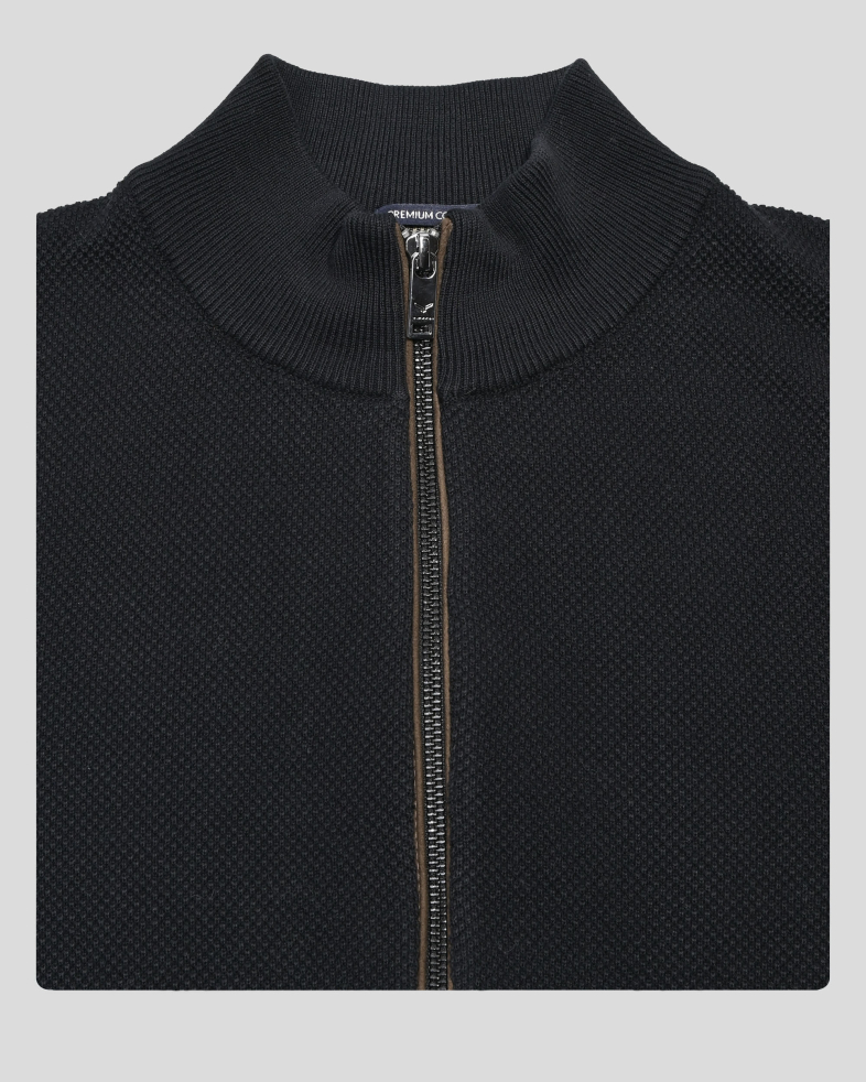 PULOVER NEGRU CU FERMOAR 240208105364-1 06