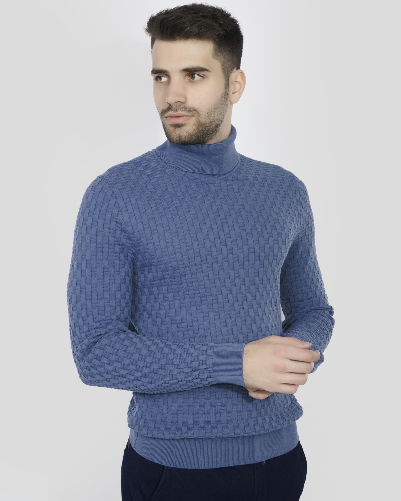PULOVER ALBASTRU GULER POLO 240208055366-2 03