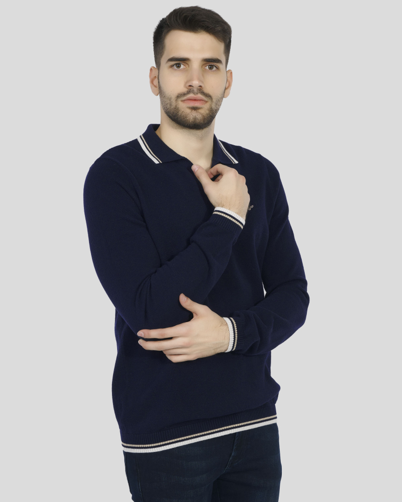 PULOVER BLEUMARIN GULER IN V 240208055373-1 03