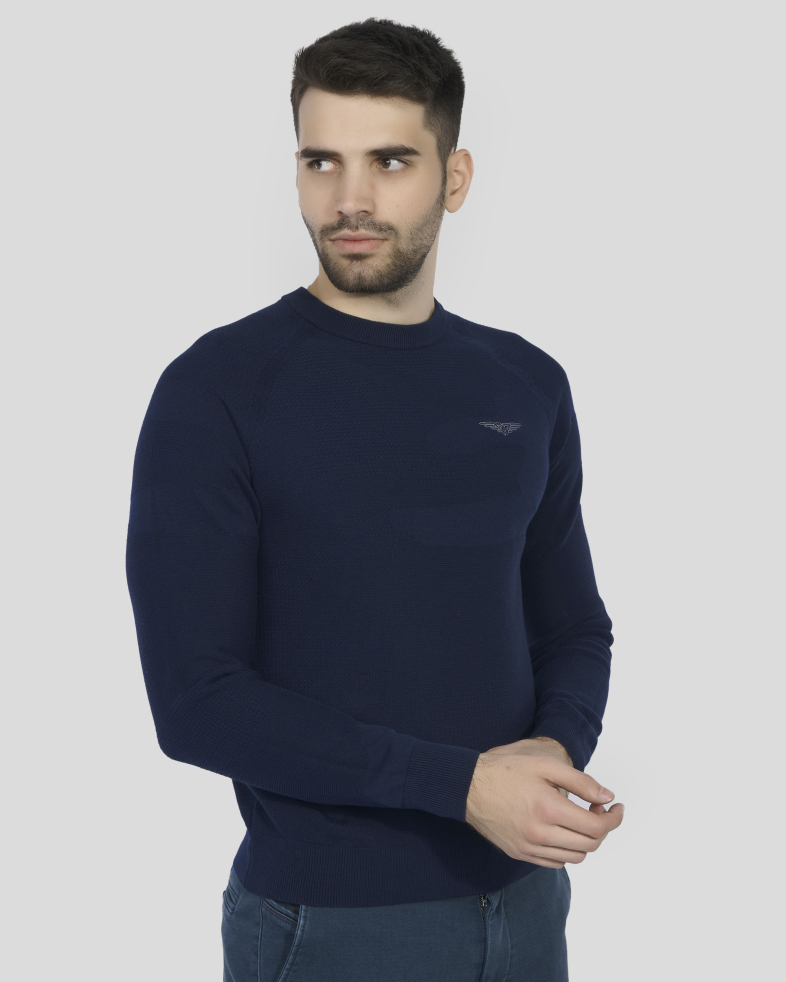 PULOVER BLEUMARIN GULER ROTUND 240208055377-1 03