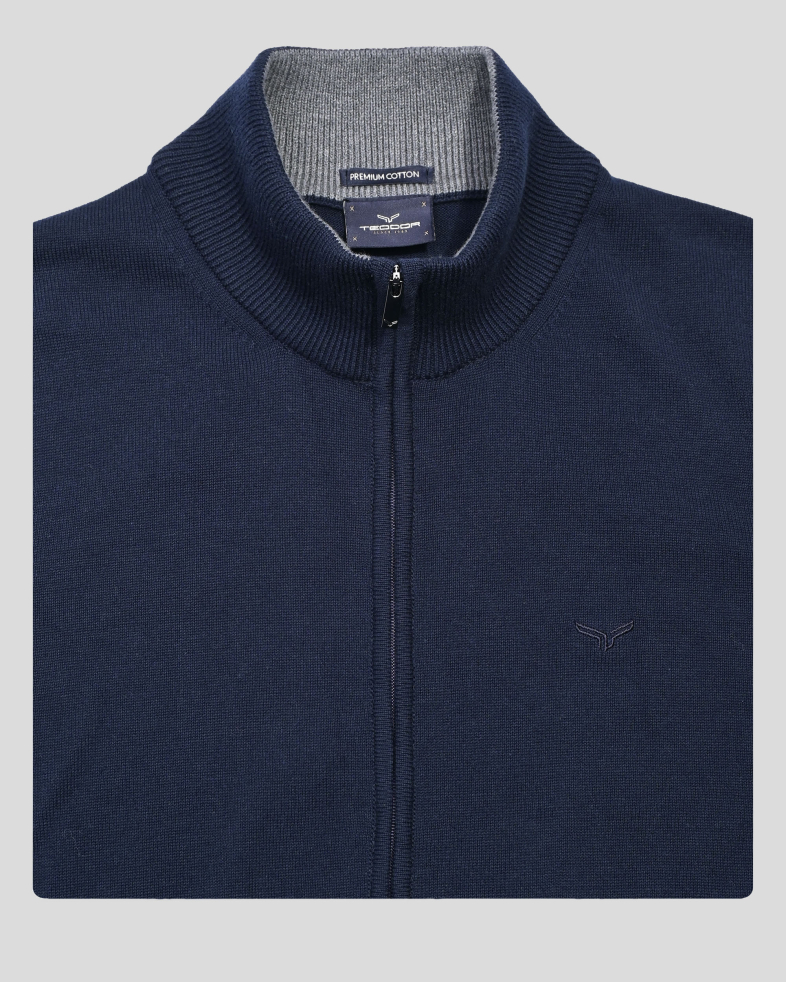 PULOVER BLEUMARIN CU FERMOAR 240208105382-2 06