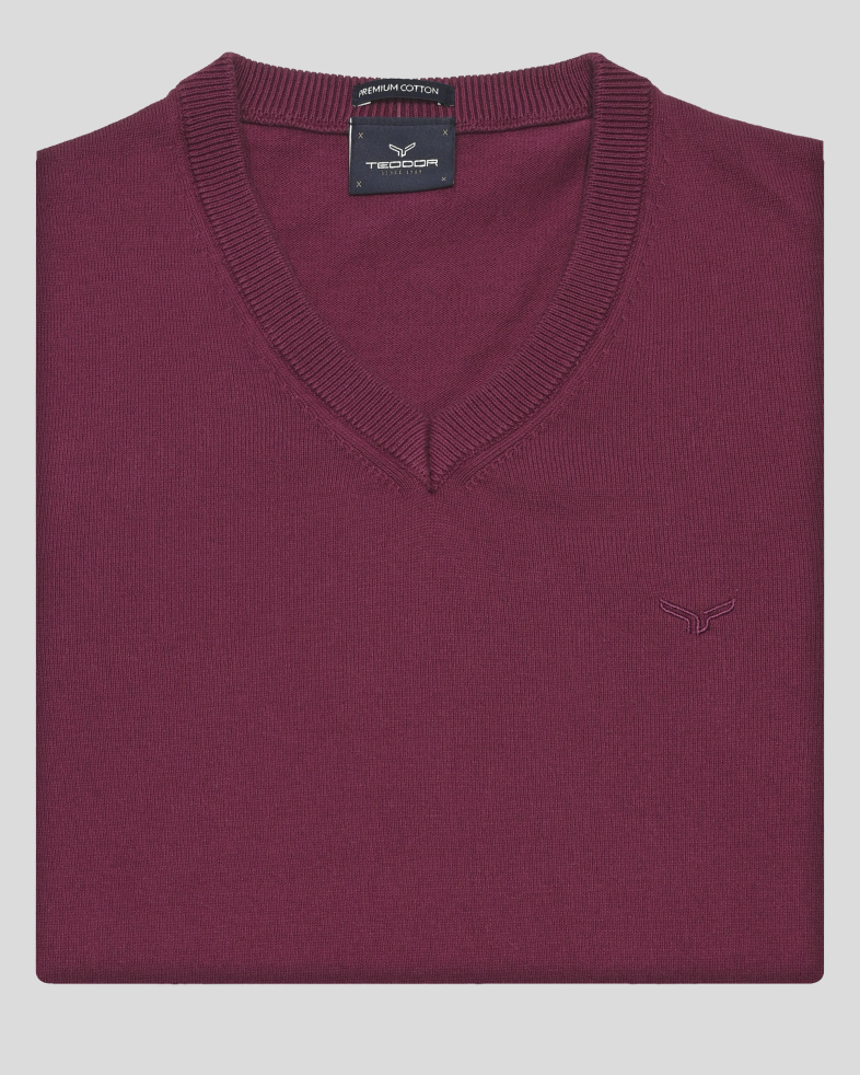 PULOVER BORDO GULER IN V 250108055391-11 06