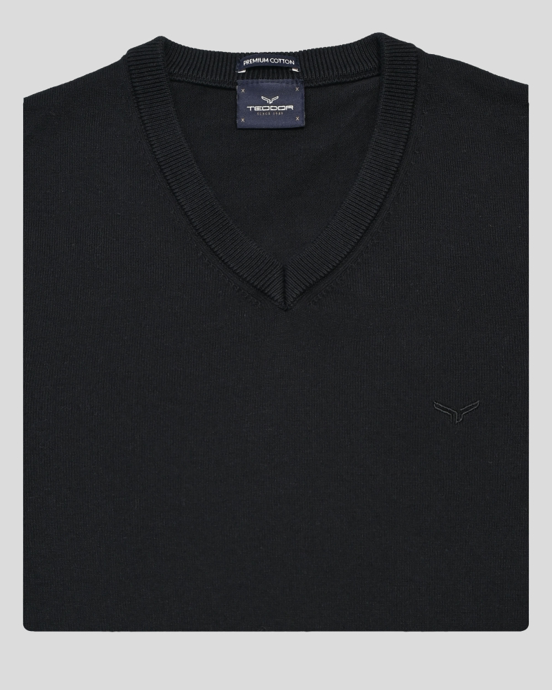 PULOVER NEGRU GULER IN V 250108055391-1 07