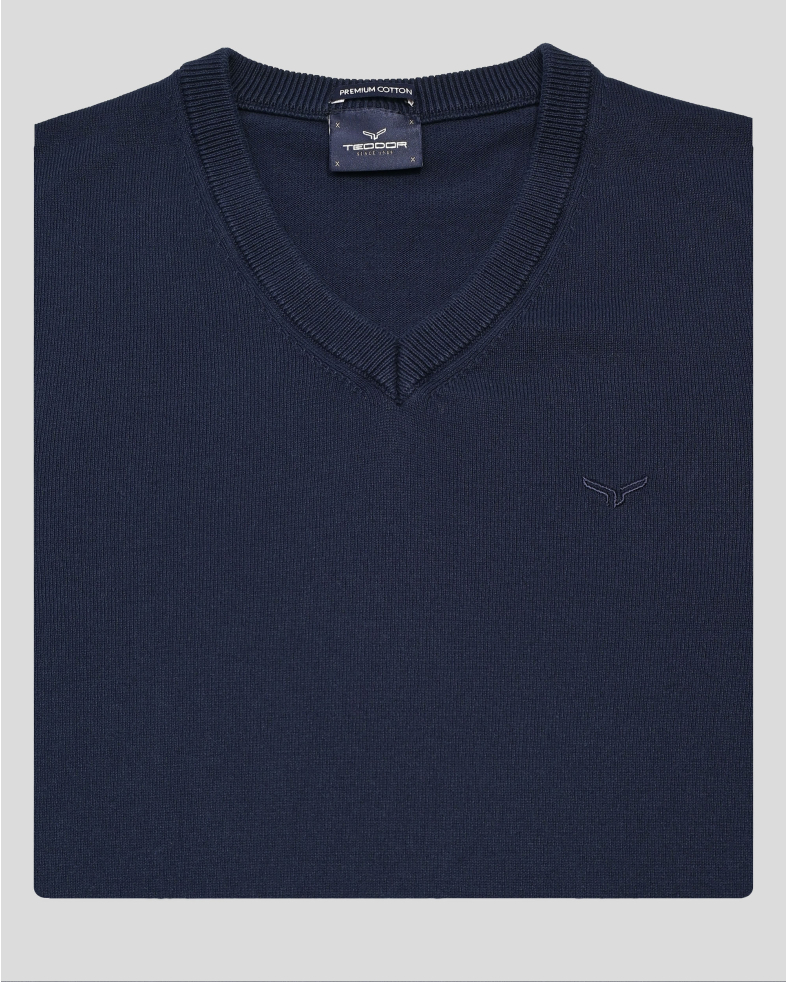 PULOVER BLEUMARIN GULER IN V 250108055391-2 07